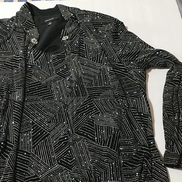 R&M Richard  Lycra blouse long sleeve size 18 - Picture 6 of 12